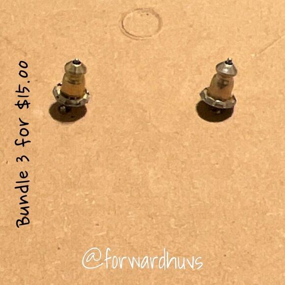 Bundle 3 for $15 Silver and Gold X Earrings - Picture 5 of 6